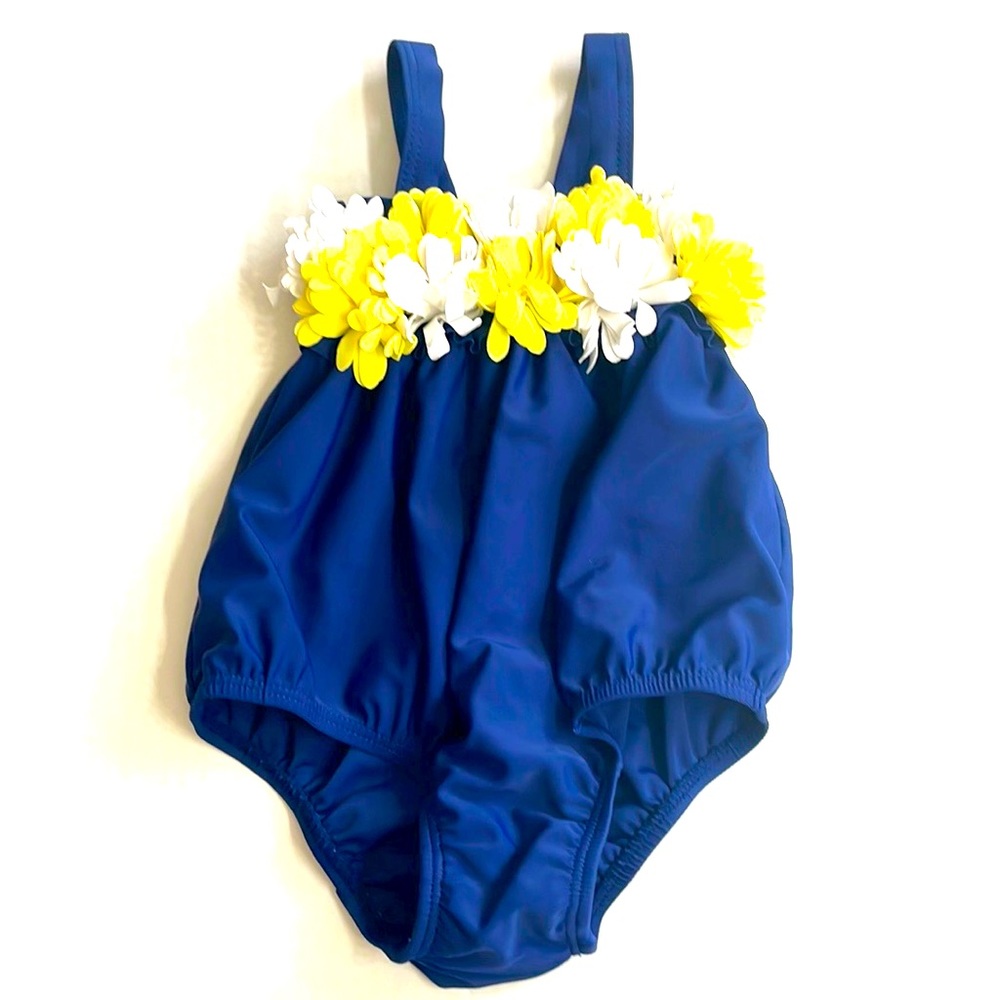 Koala Kids Daisy One Piece Swimsuit, Size 6 Months
